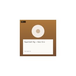 Papel Kraft 70g — Rolo 10 m