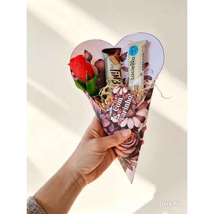 Buquê Coração Personalizado