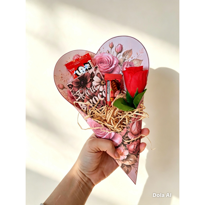 Buquê Coração Personalizado
